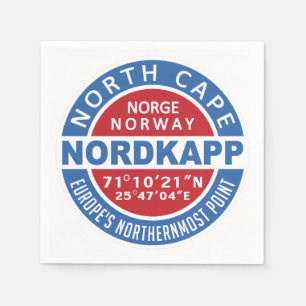 NORDKAPP Noorwegen papieren servetten