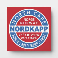 NORDKAPP Noorwegen plaque