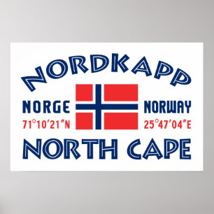 NORDKAPP Noorwegen poster