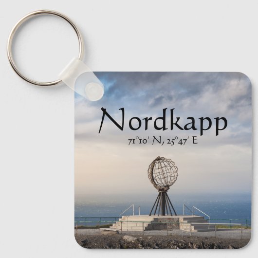 Nordkapp Noorwegen Sleutelhanger (Voorkant)