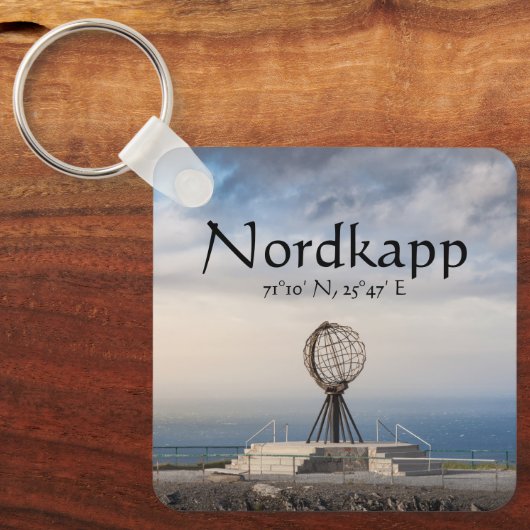 Nordkapp Noorwegen Sleutelhanger (Voorkant)