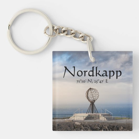 Nordkapp Noorwegen Sleutelhanger (Voorkant)