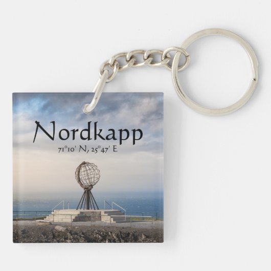 Nordkapp Noorwegen Sleutelhanger (Achterkant)