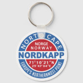 NORDKAPP Noorwegen — sleutelketens Sleutelhanger (Voorkant)