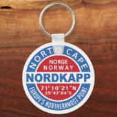 NORDKAPP Noorwegen — sleutelketens Sleutelhanger (Voorkant)