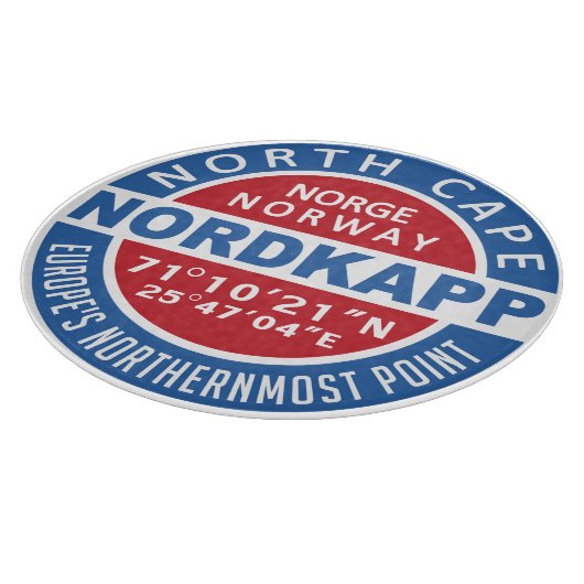 NORDKAPP Noorwegen Snijplank (Hoek)