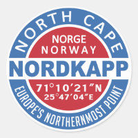 NORDKAPP Noorwegen stickers