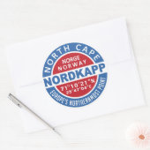 NORDKAPP Noorwegen stickers (Envelop)