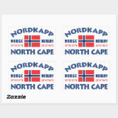 NORDKAPP Noorwegen stickers (Vel)