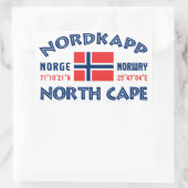 NORDKAPP Noorwegen stickers (Tas)
