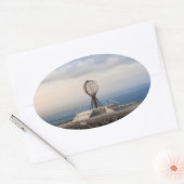 Nordkapp Ovale Sticker (Envelop)