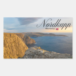 Nordkapp Rechthoekige Sticker