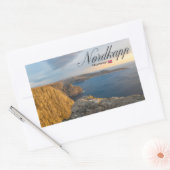 Nordkapp Rechthoekige Sticker (Envelop)