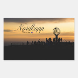 Nordkapp Rechthoekige Sticker