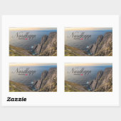 Nordkapp Rechthoekige Sticker (Vel)