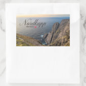 Nordkapp Rechthoekige Sticker (Tas)