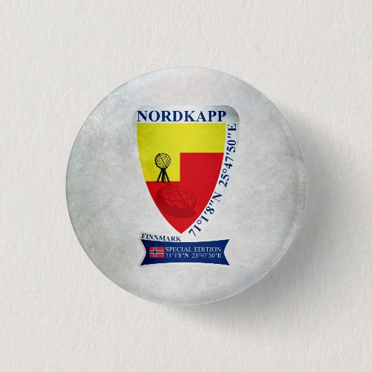 Nordkapp Ronde Button 3,2 Cm (Voorkant)