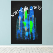 Nordlicht Canvas Afdruk (Insitu (Houten vloer))