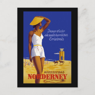 Nordsee bad Norderney Briefkaart