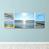 Nordsee - Collage Canvas Afdruk (Insitu (Houten vloer))