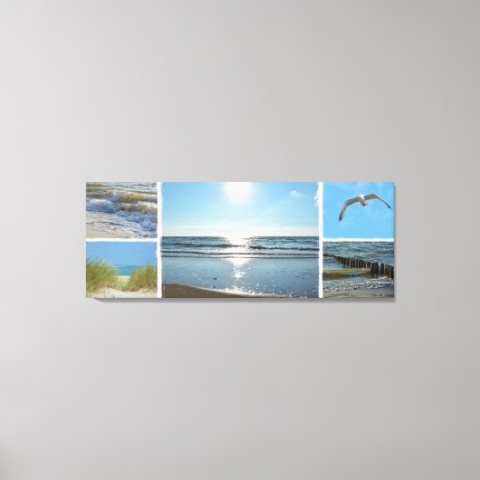 Nordsee - Collage Canvas Afdruk (Voorkant)