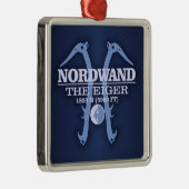 Nordwand "The Eiger" Metalen Ornament (Rechts)