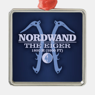 Nordwand "The Eiger" Metalen Ornament