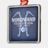 Nordwand "The Eiger" Metalen Ornament (Links)