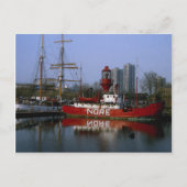 Nore Lightship, St. Kathrines dock, Londen, Englan Briefkaart (Voorkant)