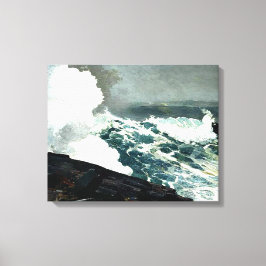 Noreaster - Verberoemd schilderij Winslow Homer Canvas Afdruk