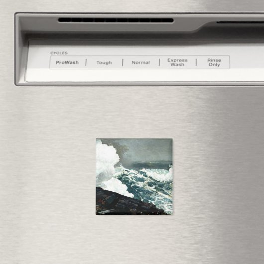 Noreaster - Winslow Homer kunstwerk Magneet (Insitu (Vaatwasser))