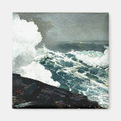 Noreaster - Winslow Homer kunstwerk Magneet (Voorkant)