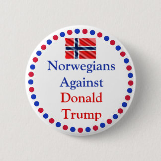 Noren tegen Donald Trump-Button Ronde Button 5,7 Cm
