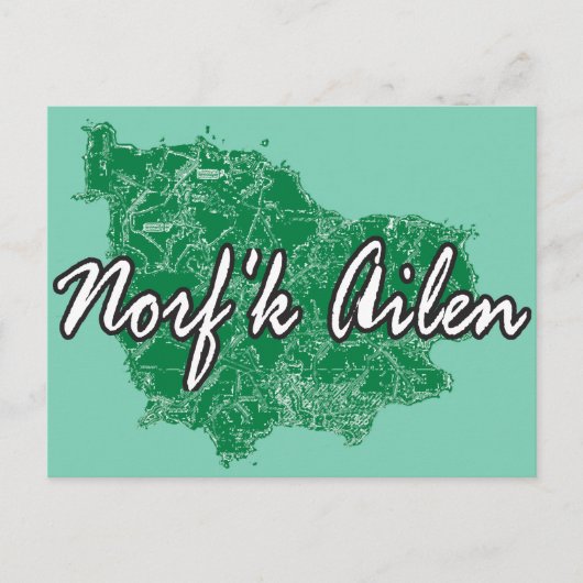Norf'k Ailen Briefkaart (Voorkant)