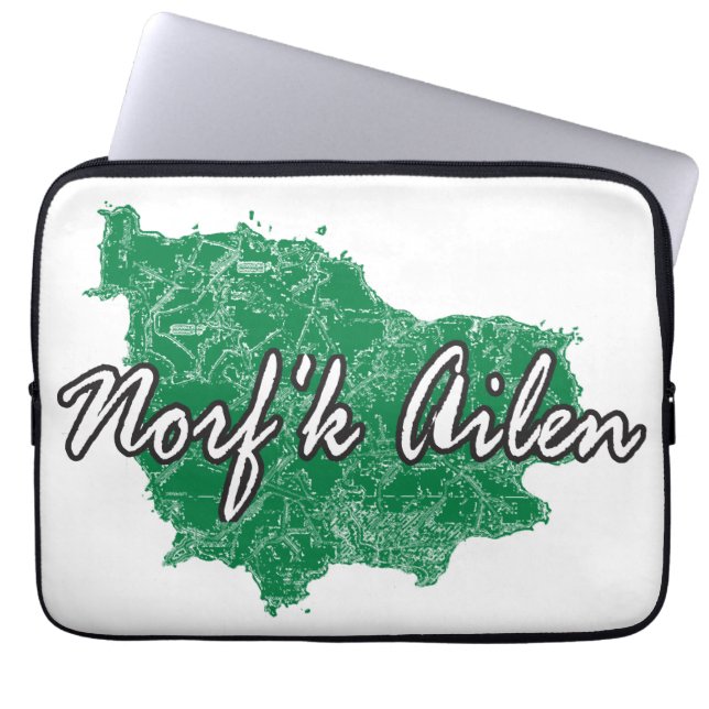 Norf'k Ailen Laptop Sleeve (Voorkant)