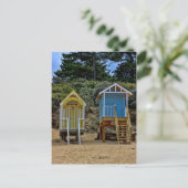 Norfolk Beach Huts Briefkaart (Staand voorkant)