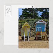 Norfolk Beach Huts Briefkaart (Voorkant / Achterkant)