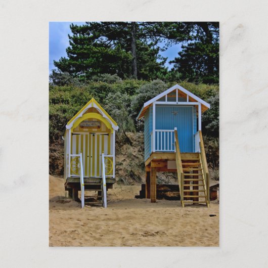 Norfolk Beach Huts Briefkaart (Voorkant)