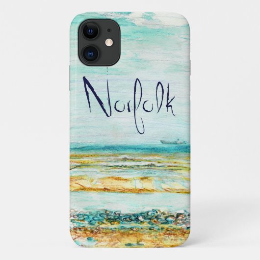 Norfolk Beach phone iPhone case (Achterkant)