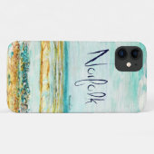 Norfolk Beach phone iPhone case (Achterkant (horizontaal))