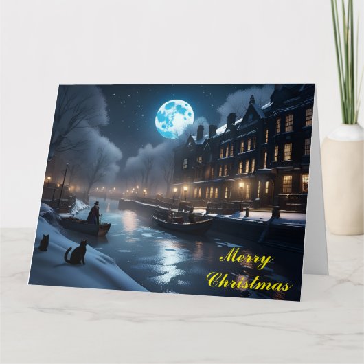 Norfolk Brads Kerst Kaart (Voorkant)