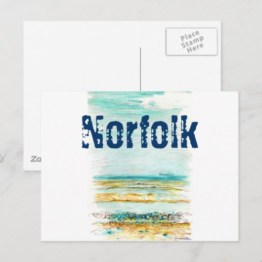 Norfolk Briefkaart (Voorkant / Achterkant)