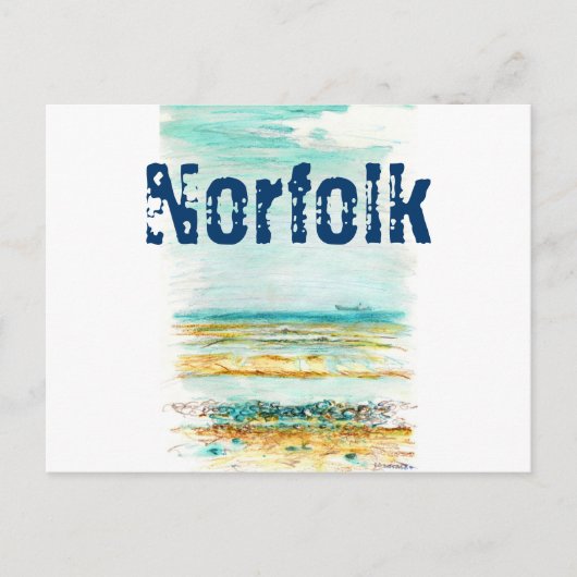 Norfolk Briefkaart (Voorkant)