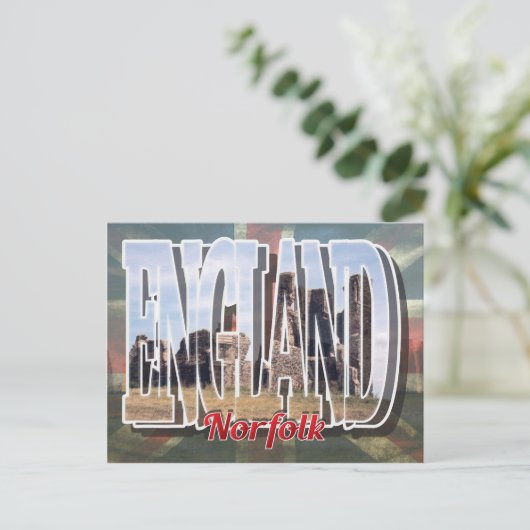 Norfolk, Briefkaart Engeland (Staand voorkant)