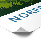 Norfolk Cast England Reisprint Poster (Hoek)