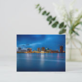 Norfolk City Skyline Briefkaart (Staand voorkant)