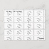 Norfolk City Skyline Briefkaart (Achterkant)