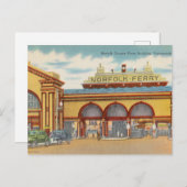 Norfolk County Ferry, Portsmouth, Virginia Briefkaart (Voorkant / Achterkant)