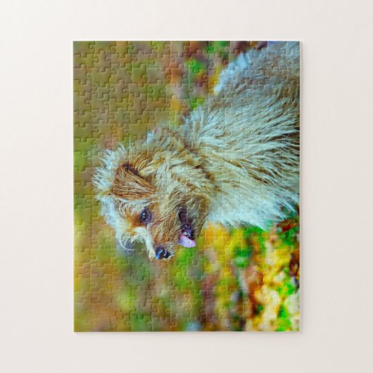 Norfolk doodsbang Dog. Legpuzzel (Verticaal)