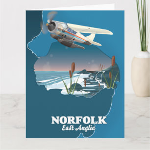 Norfolk East Anglia kaart